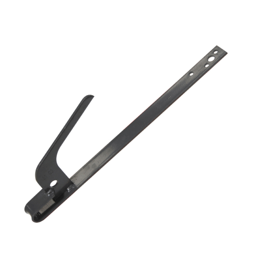 Graphite grey RAL 7024 flat safety hook
